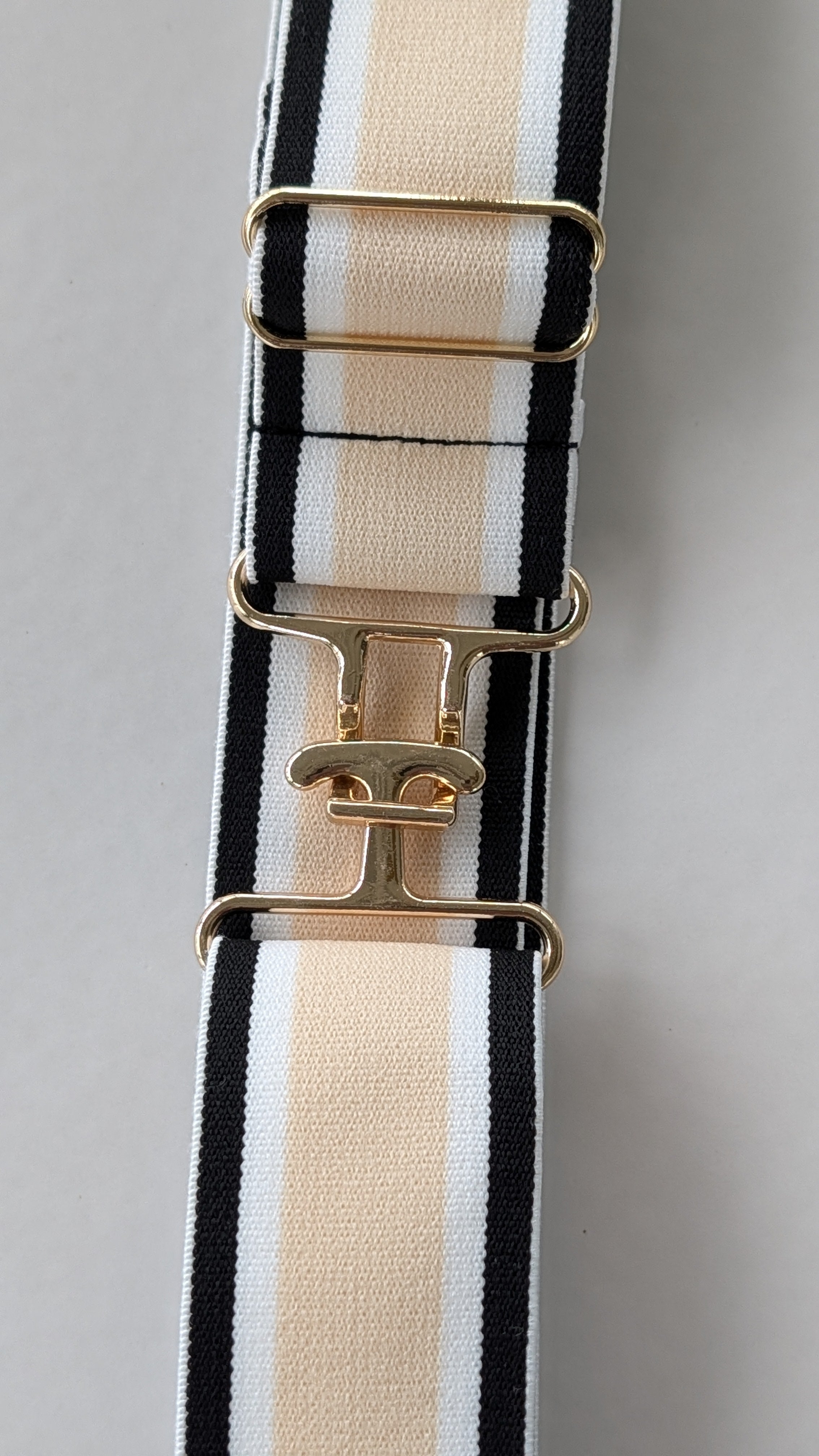 Striped Surccingle Belt