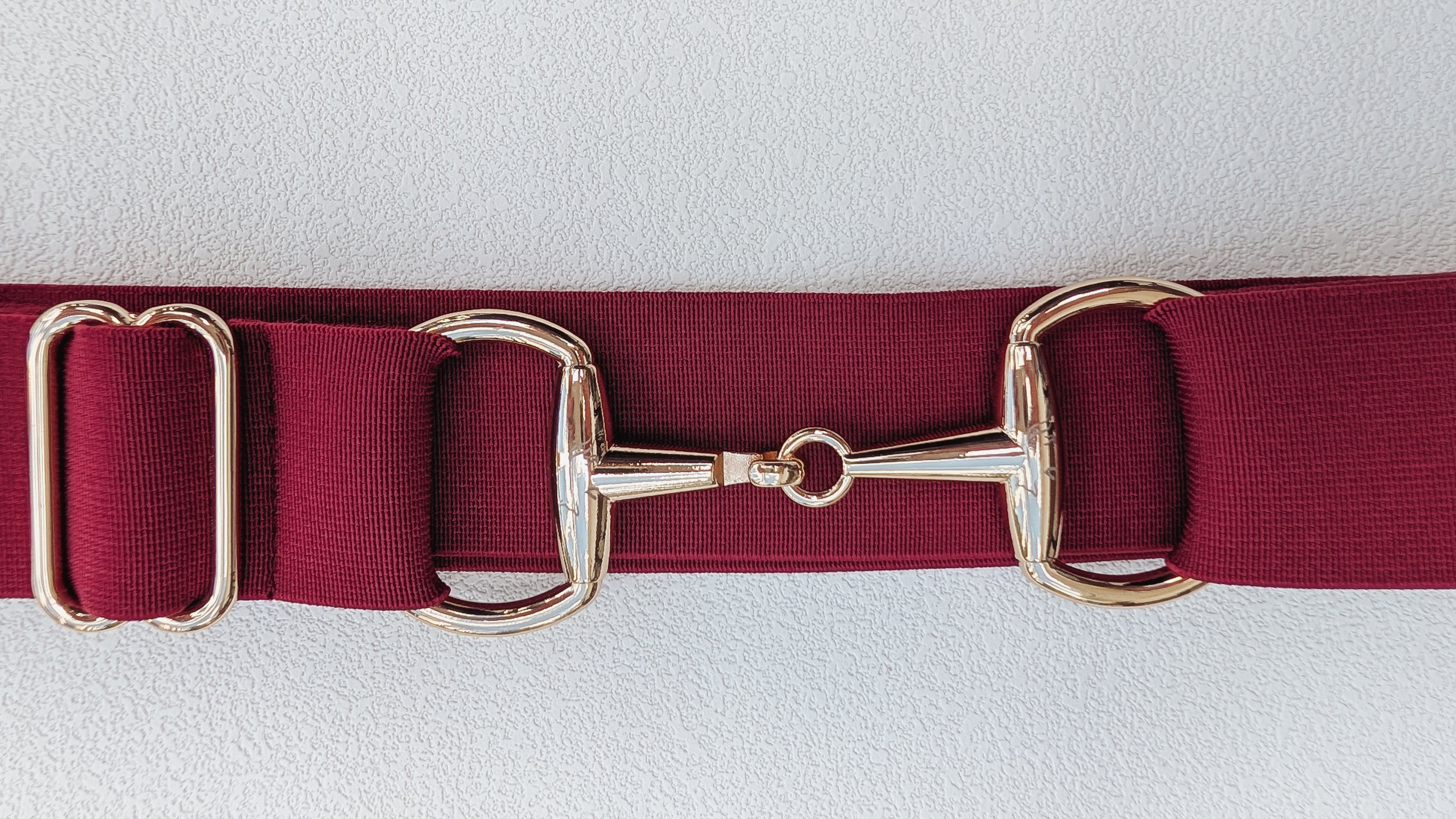 Burgundy Snaffle Belt