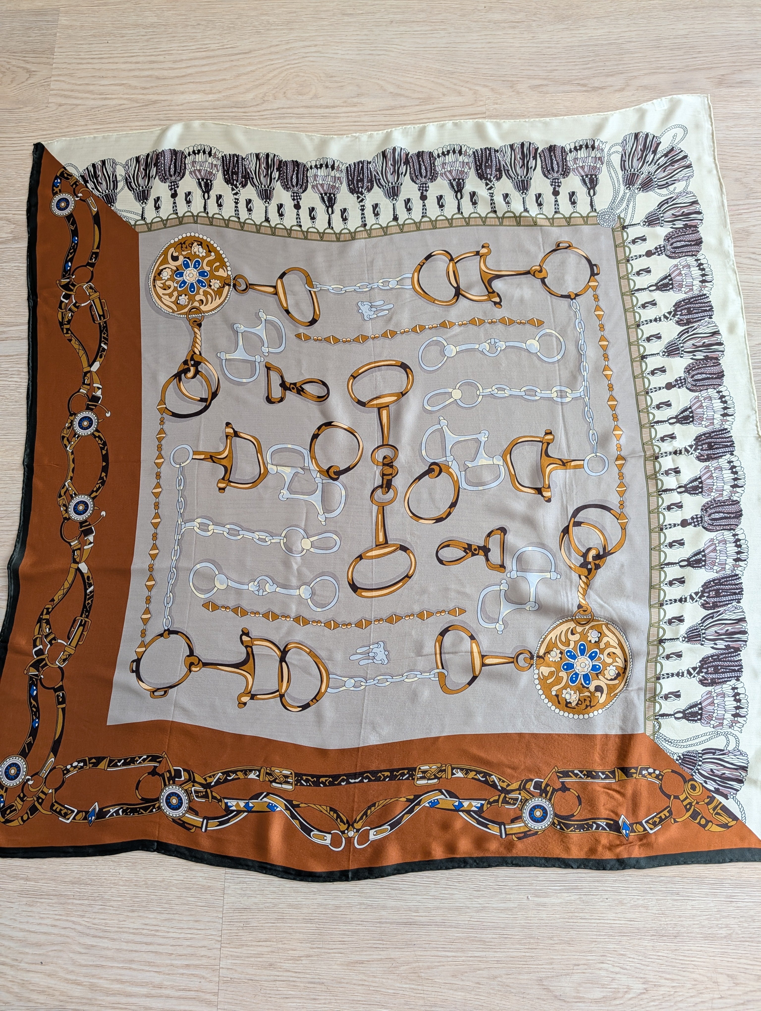 Bits & Reins Silk Scarf