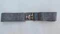 Heathered Grey Surcingle Belt