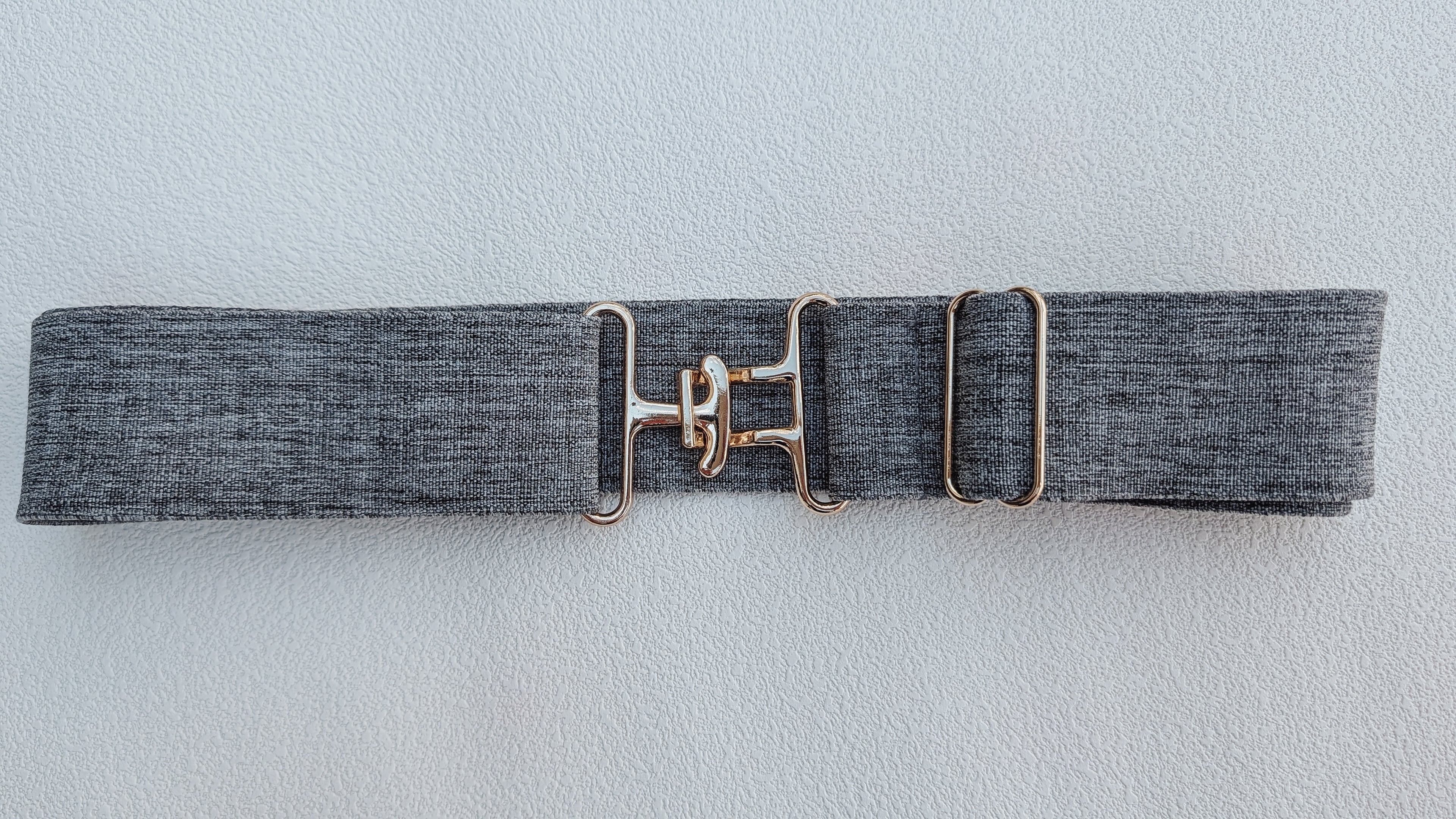 Heathered Grey Surcingle Belt